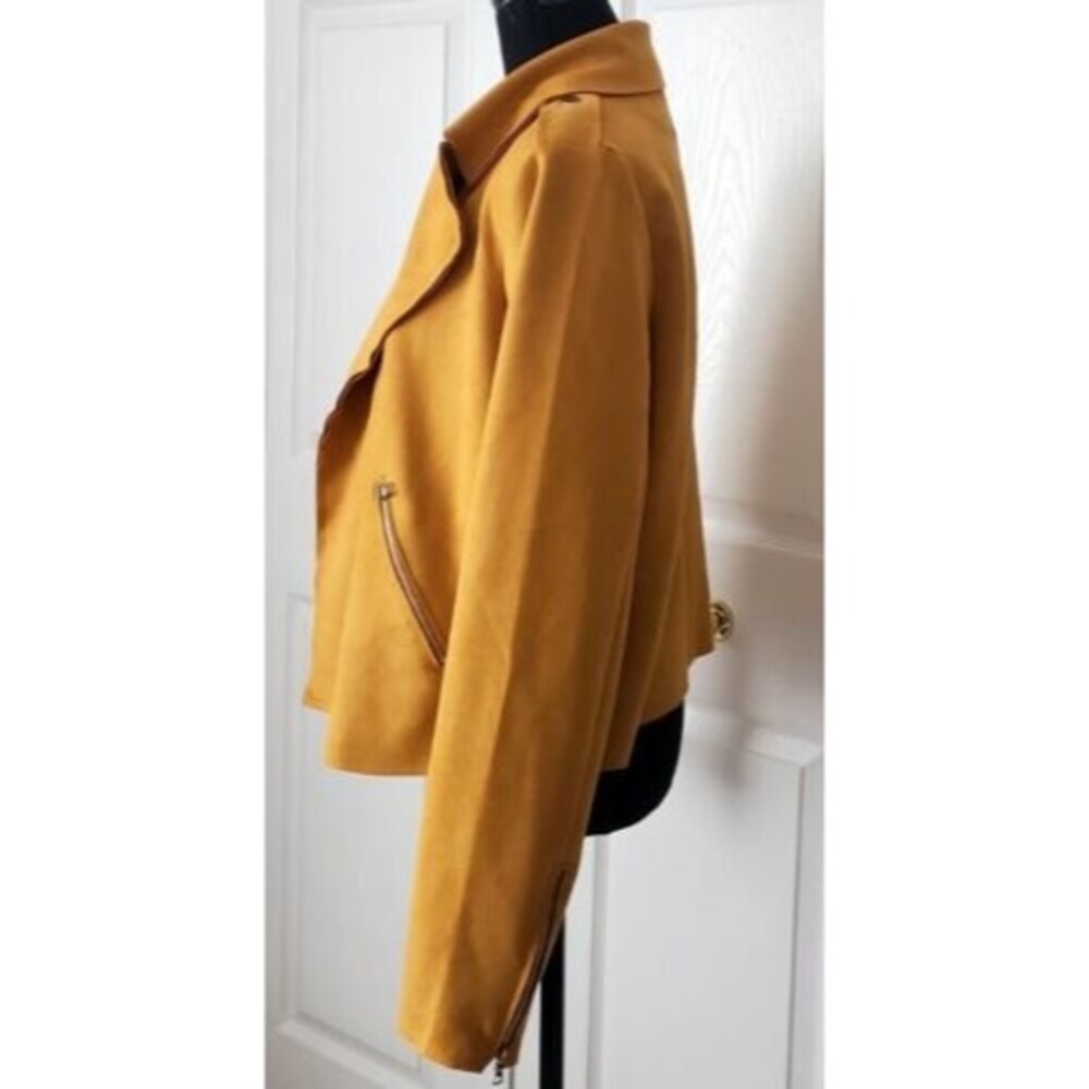 Daytrip Womens Open Front Collared Long Sleeve Jacket Coatigan Sz L EUC